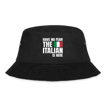 Have No Fear The Italian Is Here Italian Funny - Bucket Hat - black - Front - Lela (165cm)