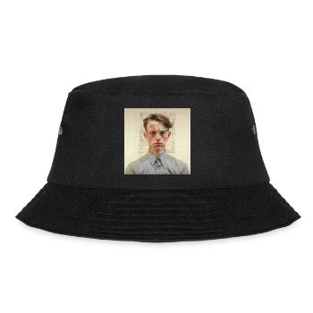 Patchwork-Portraet Collage - Bucket Hat - Schwarz - Vorne - Lela (165cm)