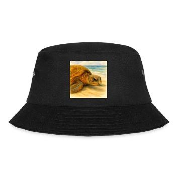Tortue aquarelle près de la plage - Bob - noir - Devant - Lela (165cm)