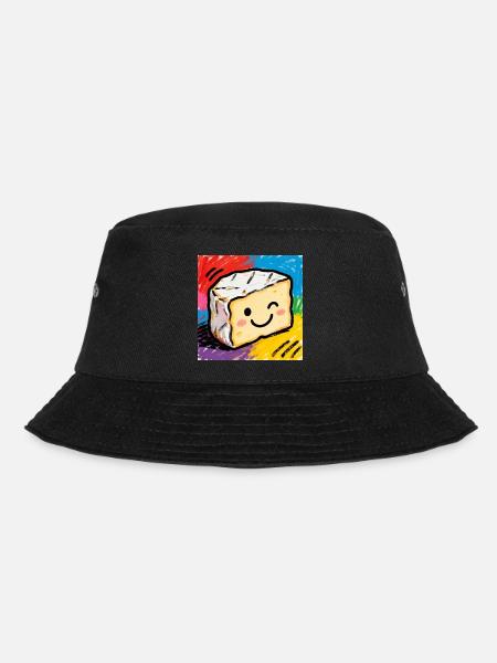 Cheese Friend Pop Art Camembert - Bob - noir