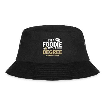 Registrierter Ernährungsberater für Akademische Ernährung - Bucket Hat - Schwarz - Vorne - Lela (165cm)