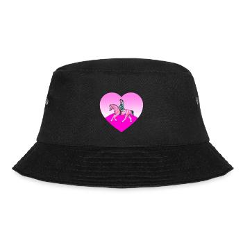 horses - Bucket Hat - black - Front - Lela (165cm)