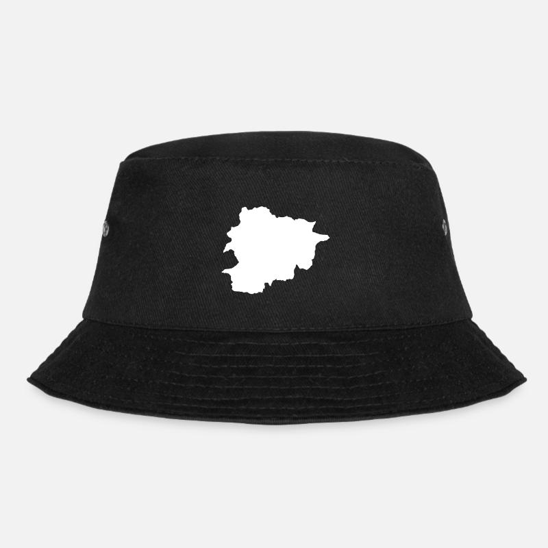 Silhouette contour d’Andorra - Bob - noir