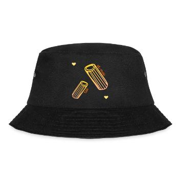 Pasta Relationship Love - Bucket Hat - black - Front - Lela (165cm)