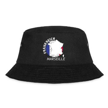 Marseille - Bucket Hat - Schwarz - Vorne - Lela (165cm)