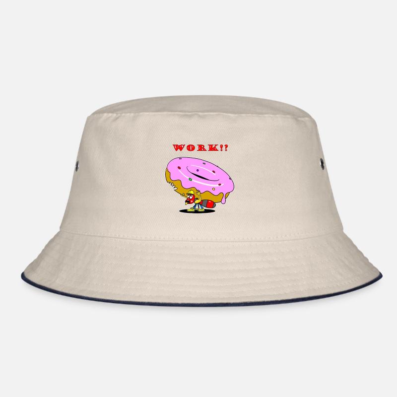 Ant Donut Worker Cartoon Bucket Hat