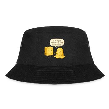 Valentine's Day Couple Cheese Love Saying Funny Love - Bucket Hat - black - Front - Lela (165cm)
