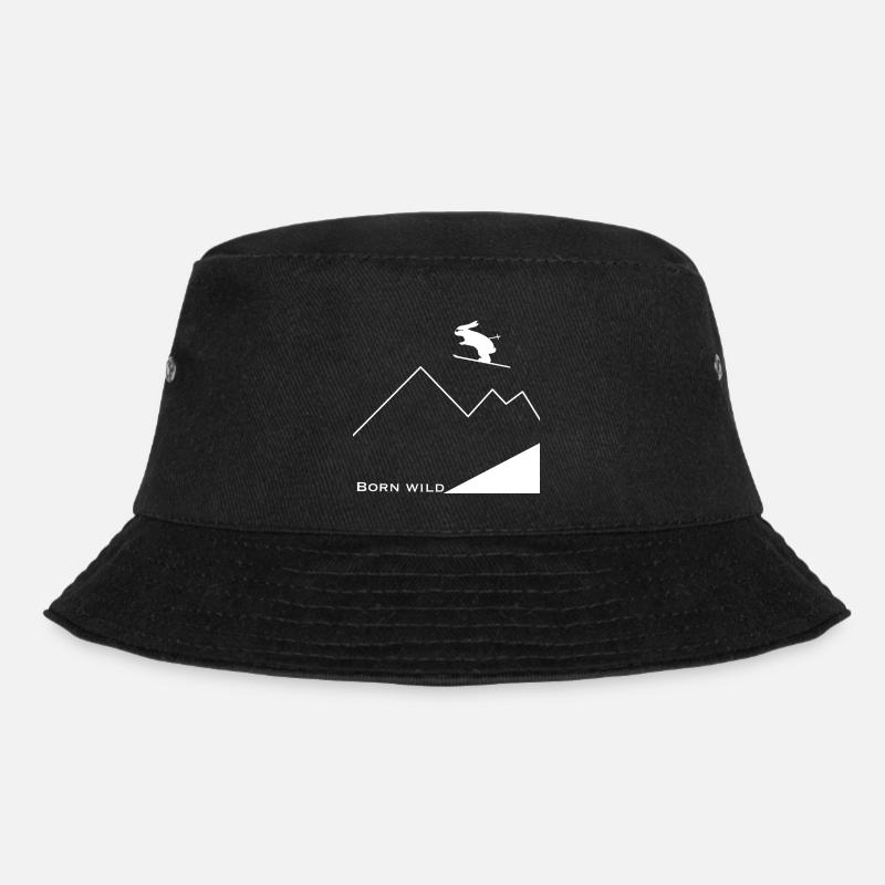Born Wild - Bucket Hat - Schwarz