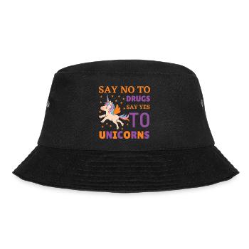 No drugs yes to unicorns - Bob - noir - Devant - Lela (165cm)