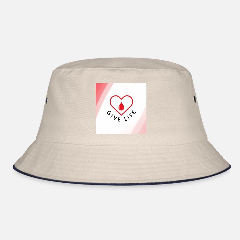Schenken Sie Leben: Blutspenderherz Bucket Hat