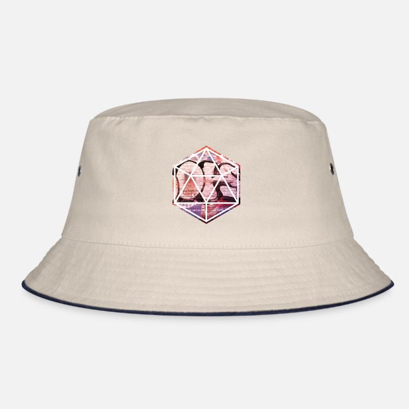 Geometrisches Graffiti-Prisma Bucket Hat