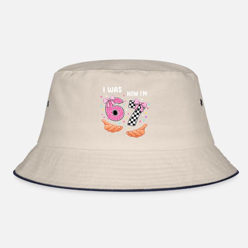 Ich war 6 jetzt bin ich 7 - siebter Geburtstag Bucket Hat
