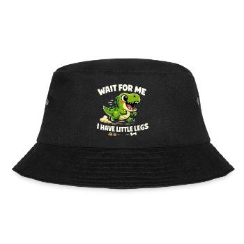 Wait for me - I've got funny short legs - Bucket Hat - black - Front - Lela (165cm)