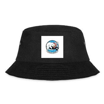 PolarJustice Karikatur - Bucket Hat - Schwarz - Vorne - Lela (165cm)