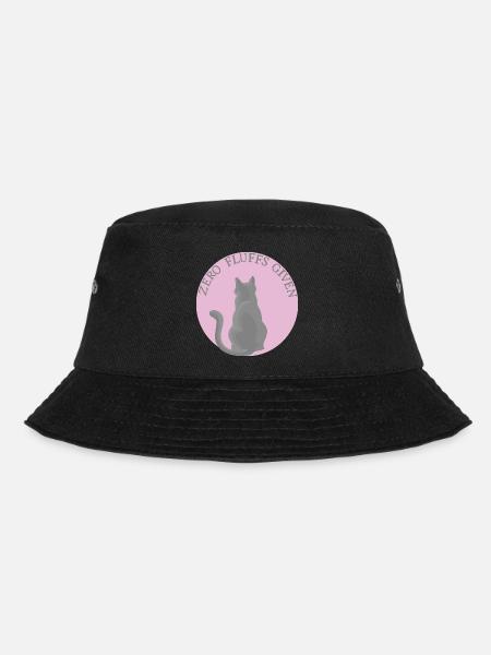 Katze mit Attitüde - Bucket Hat - Schwarz