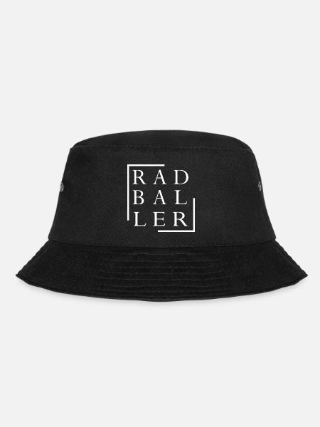Radball, Radballer, Hallenradsport - Bucket Hat - Schwarz