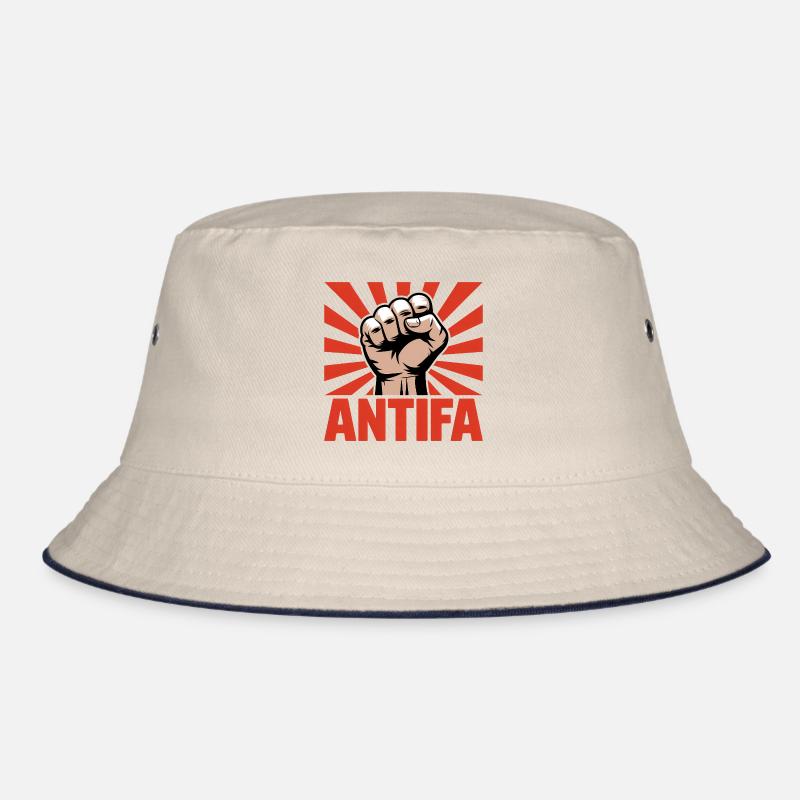 Antifa - Antifascist Merch Bucket Hat