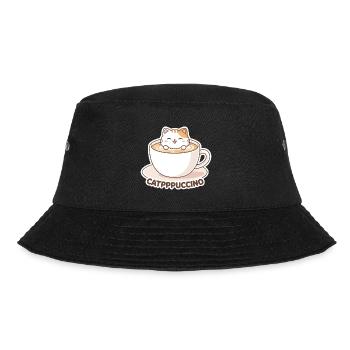 Tasse Catppuccino : Chat mignon dans le café - Bob - noir - Devant - Lela (165cm)