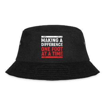 Podiatrist Foot Care Pedicure Podiatry - Bucket Hat - black - Front - Lela (165cm)