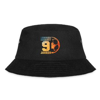 9th Birthday 9 Years Young Kids Football - Bucket Hat - black - Front - Lela (165cm)
