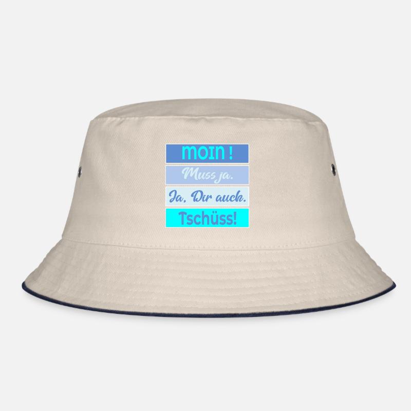 Plauderei Moin Tschüss Bucket Hat