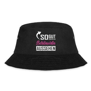 Only a business economist can look so good - Bucket Hat - black - Front - Lela (165cm)