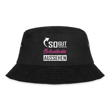 Only a botanist can look so good - Bucket Hat - black - Front - Lela (165cm)