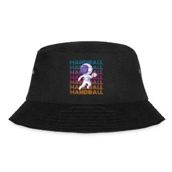 Handball Astronaut - Bucket Hat - Schwarz - Vorne - Lela (165cm)