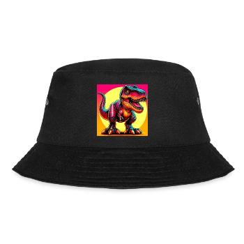 Dinosaurier - Bucket Hat - Schwarz - Vorne - Lela (165cm)