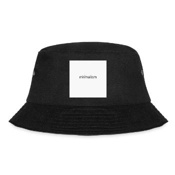 Minimalism – Less is More Design - Bucket Hat - black - Front - Lela (165cm)