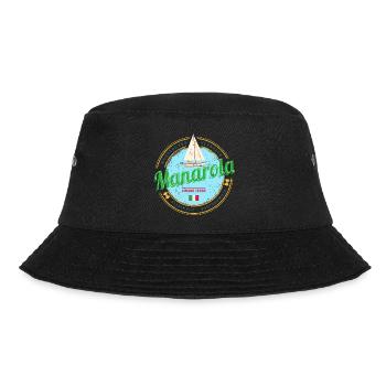 Manarola Cinque Terre La Spezia Italien Souvenir - Bucket Hat - Schwarz - Vorne - Lela (165cm)