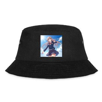 Écolière dans un ciel bleu - Bob - noir - Devant - Lela (165cm)