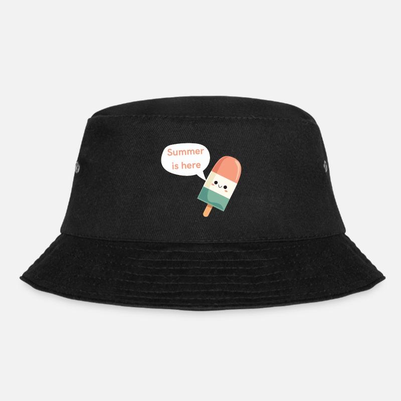 Der Sommer ist da - Bucket Hat - Schwarz
