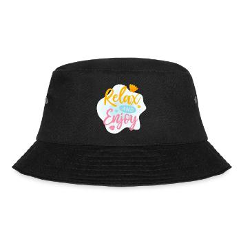 Relax And Enjoy Summer Vacation - Bucket Hat - black - Front - Lela (165cm)