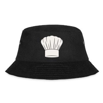 Chef's Hat - Chef Kitchen Cooking Gastronomy Chef - Bucket Hat - black - Front - Lela (165cm)