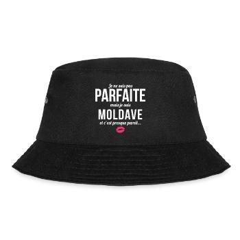 Je Ne Suis Pas Parfaite Mais Je Suis Moldave Et... - Bob - noir - Devant - Lela (165cm)