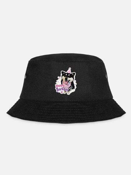 Happy Barkday Finnish Lapphund - Bucket Hat - black