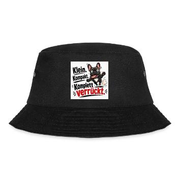 Klein Kompakt Komplett verrückt - Bucket Hat - Schwarz - Vorne - Lela (165cm)