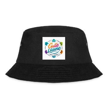 Gute Laune Kreis Farbig Positiv - Bucket Hat - Schwarz - Vorne - Lela (165cm)