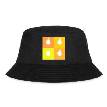 MineMineMineMine - yellow - Bucket Hat - black - Front - Lela (165cm)