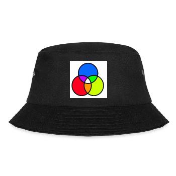 Venn diagram - Bucket Hat - black - Front - Lela (165cm)