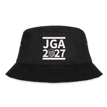 Bachelor Party 2027 Beer Celebration Design - Bucket Hat - black - Front - Lela (165cm)