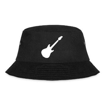Guitar Music Gift Musician - Bucket Hat - black - Front - Lela (165cm)