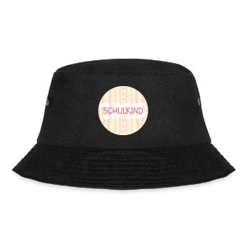 Schulkind 2026 Herz - Bucket Hat - Schwarz - Vorne - Lela (165cm)