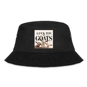 Af-cktonofgoats - Bucket Hat - Schwarz - Vorne