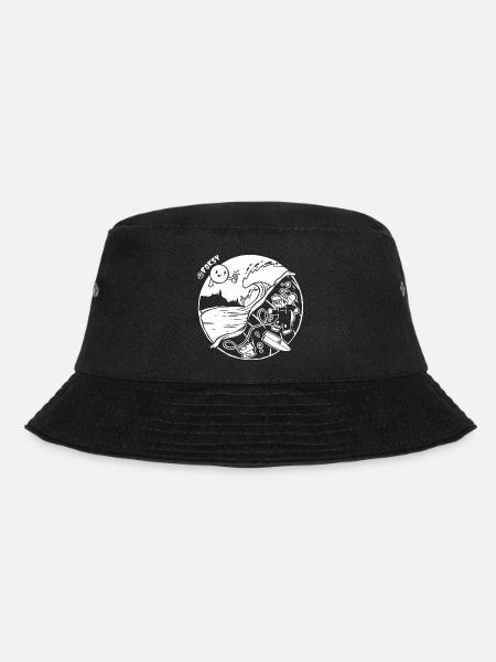 Ausgerottet: Cat Surfer Unterwasserunfall - Bucket Hat - Schwarz