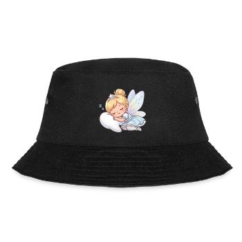 Schlafende Zahnfee Pastell - Bucket Hat - Schwarz - Vorne