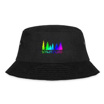 Schwarzwald | Gebirge | Wandern | Urlaub - Bucket Hat - Schwarz - Vorne - Lela (165cm)
