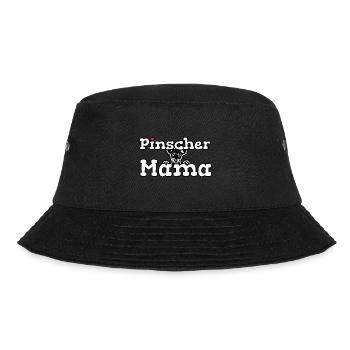 Süße Pinscher Mama - Bucket Hat - Schwarz - Vorne - Lela (165cm)