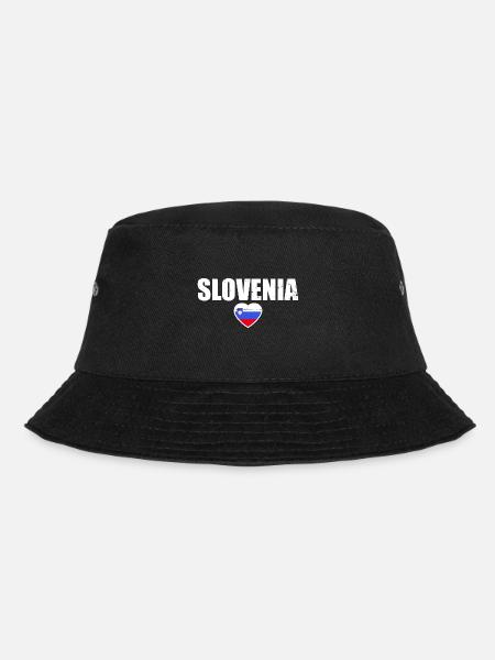 Slovenia Slowenien Slowenische Flagge Slowene - Bucket Hat - Schwarz